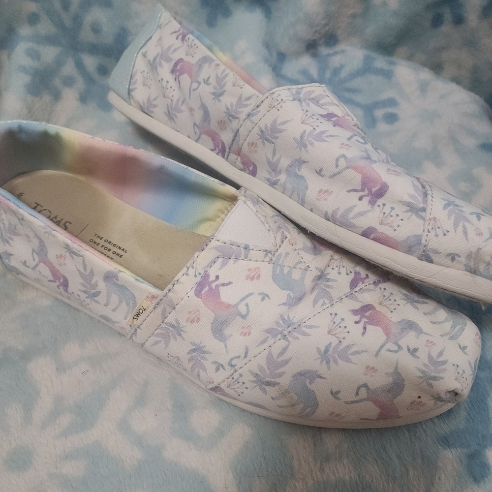Tom's Women's unicorn size 10 Alparagatas